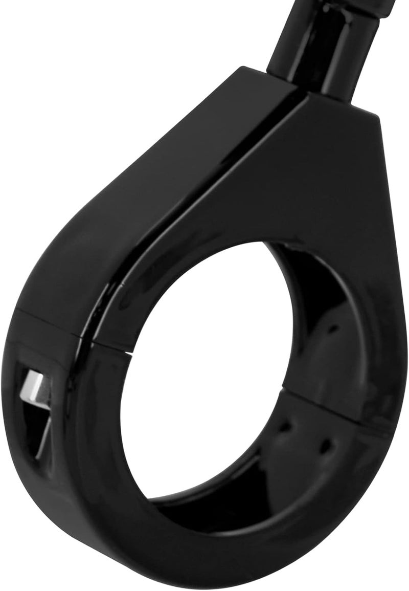 CARGLETRUE LED Turn Signal Light Indicator Blinker 39mm 41mm Fork Clamp Front Rear Fit For Harley Sportster XL 1200 883 (All Black) - Image 5